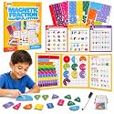 Magnetic Fraction Book, Montessori Fraction Math Manipulatives for Kids