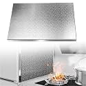 Magnetic Heat Shield Board, Refrigerator Heat Shield Board for Gas Stove Electric Stove, Fridge Thermal Panel/Thermal Excuse, Waterproof &amp; Oil-Resistant Surface(L W 16in x 16in)
