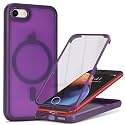 Magnetic for iPhone 7/8/SE(2020/2nd/2022/3rd) Case,Dark Purple
