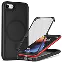 Magnetic for iPhone 7/8/SE(2020/2nd/2022/3rd) Case,Black