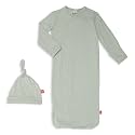 Magnetic Me Modal Newborn Sleeper Gown &amp; Hat Set