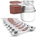Magnetic Measuring Cups and Spoons Set-Heavy Duty 304 Stainless Steel