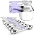 Magnetic Measuring Cups and Spoons Set-Heavy Duty 304 Stainless Steel