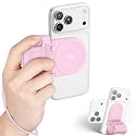 Magnetic Phone Camera Grip Selfie Handle Holder for iPhone & Android Pink