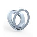 Magnetic Phone Grip, 360° Rotation &amp; 180° Flip Universal Phone Ring Stand, Silicone Phone Ring Holder for Back of Phone for iPhone 17/16/15/14/13/12 Pro Max/Plus, Blue