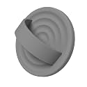 Magnetic Phone Grip for MagSafe, Silicone Ring Grip, Gray