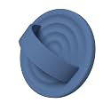 Magnetic Phone Grip for MagSafe, Silicone Ring Grip, Azure Blue