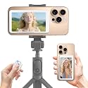 Magnetic Phone Vlog Selfie Monitor Screen, Back Camera Monitor for iPhone, Using Phone Rear Camera for Selfie Vlog Live Stream TikTok, Support 4K 60fps Wired Recording, for iPhone & Android