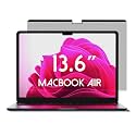 Magnetic Privacy Screen for MacBook Air 13 & 13.6 Inch (2022-2026, M2, M3, M4, M5), Removable Laptop Privacy Filter, Blue Light Blocking Shield and Protector