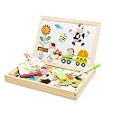 Magnetic Puzzle Drawing Board (Black/White Board) (Forest Paradise Spells Happily)