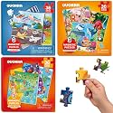 Magnetic Puzzles for Toddlers 3-5 - 3 Book Travel Kids Puzzles Ages 2-4