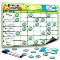 Magnetic Reward Chart for Kids, Customizable Dry Erase Weekly Chore Chart