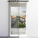 Magnetic Screen Door with Track, Adjustable Opening, Fits 32" x 80" Door