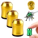 Magnetic Screw Ring, 2026 New Upgraded Magnetic Screw Holder, 6.35mm 1/4 Inch Removable Magnetic Screwdriver Drill Bit Holder for Hex Screwdriver and Power Bits (Yellow*3)