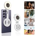 Magnetic Selfie Light for Vlogging, Reels, Shorts, Videos and Photos | Compatible for All Devices with Magnetic Ring | Full Day Working Time with Type-C Rechargeable Battery