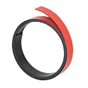 Magnetic Strips 100 CM x 10 MM Thickness 1 MM Red