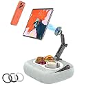 Magnetic Tablet Pillow Stand for iPad, iPhone [Strong Magnet & Cozy Skin-Friendly ] Phone Pillow Stand for Lap/Bed/Couch/Desk, Fits 4-13" iPad, Kindle, Galaxy Tab, Phone, with 3 Magnetic Rings