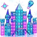Paaxido Magnetic Tiles, 102 Pieces Diamond Magnetic Building Blocks for Girls, Princess Castle Kids Magnet Toys, STEM Educational Toys Gifts for Kids Toddlers Girls &amp; Boys 3 4 5 6 7 8+ Year Old