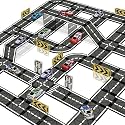 Magnetic Tiles Road Set with Pullback Car for Kids Ages 4-8 Boys Stem Toys
