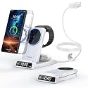 Magnetic Wireless Charger for Samsung, Nightstand Travel Android Charger