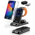 Magnetic Wireless Charger for Samsung, Nightstand Travel Android Charger