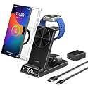 Magnetic Wireless Charger for Samsung, Nightstand Travel Android Charger