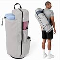 MAGNILAY Expandable Yoga Mat Bag, Adjustable Strap, Black, Large