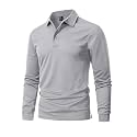 MAGNIVIT Men's Polo Shirts Long Sleeve Tactical Polo