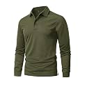 MAGNIVIT Men's Polo Shirts Long Sleeve Tactical Polo