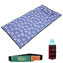 Bio Magnetic Mattress Pad | 3 x 6 Ft | Comes with 1 Pillow | Water Bottle Cover/Bio Magnetic Water Energy Pad | Bio Magnettic Hand Bracelet Combo for Deep Sleep and Pain Relief | Sky Blue