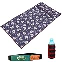 Bio Magnetic Mattress Pad | 3 x 6 Ft | Comes with 1 Pillow | Water Bottle Cover/Bio Magnetic Water Energy Pad | Bio Magnettic Hand Bracelet Combo for Deep Sleep and Pain Relief | Dark Blue