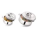 Magnus Rio Stainless Steel Casserole with Stainless Steel Lid - Set of 2 (2000 ml + 5000 ml)