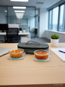 Magnus Vivid Glass Lunch Box with Flat