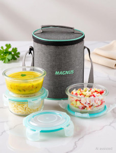 Magnus Vivid Glass Lunch Box with Vertical