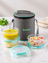 Magnus Vivid Glass Lunch Box with Vertical