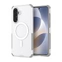 MagPro Armor Case for Samsung Galaxy A57 5G | Strong MagSafe Compatible Cover, Rugged Hybrid Protection, Hard PC Back, Soft TPU Bumper, Shockproof, Scratch Resistant | Grey