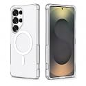 MagPro Armor Case for Samsung Galaxy S24 Ultra | Strong MagSafe Compatible Cover, Rugged Hybrid Protection, Hard PC Back, Soft TPU Bumper, Shockproof, Scratch Resistant | Grey