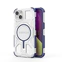 MagPro Armor Grip Case for Apple iPhone 13/14 | Strong MagSafe Compatible Cover, Rugged Hybrid Protection, Hard PC Back, Soft TPU Bumper, Shockproof, Scratch Resistant | Blue