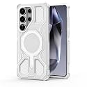 MagPro Armor Grip Case for Samsung Galaxy S26 | Strong MagSafe Compatible Cover, Rugged Hybrid Protection, Hard PC Back, Soft TPU Bumper, Shockproof, Scratch Resistant | White
