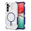 MagPro Armor Grip Case for Samsung Galaxy S25 | Strong MagSafe Compatible Cover, Rugged Hybrid Protection, Hard PC Back, Soft TPU Bumper, Shockproof, Scratch Resistant | Blue