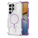 MagPro Armor Grip Case for Samsung Galaxy S26 Ultra | Strong MagSafe Compatible Cover, Rugged Hybrid Protection, Hard PC Back, Soft TPU Bumper, Shockproof, Scratch Resistant | Purple