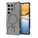 MagPro Armor Grip Case for Samsung Galaxy S26 Ultra | Strong MagSafe Compatible Cover, Rugged Hybrid Protection, Hard PC Back, Soft TPU Bumper, Shockproof, Scratch Resistant | Black