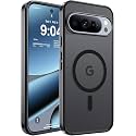 MagPro Case for Google Pixel 11 5G | MagSafe Compatible Protective Cover with Strong Magnetic Adsorption, Shockproof Armor, Scratch Resistant Polycarbonate Hard Back | Translucent Matte Black