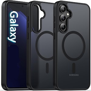 magpro case for samsung galaxy s26 fe 5g magsafe compatible protective cover with strong magnetic adsorption shockproof armor scratch resistant polycarbonate hard back translucent matte black