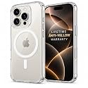 MagPro Clear Anti-Yellow Hard PC Case for Apple iPhone 16 Pro Max | Strong MagSafe Compatible Cover, Metal Buttons, Shockproof Armor, Scratch Resistant, Lifetime Anti-Yellow Warranty