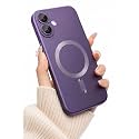 MagPro Metallic Finish Case for Samsung Galaxy A07 4G / 5G/ F07 4G / M07 4G / M17e 5G / F70e 5G | MagSafe Compatible Magnetic Cover, Shockproof TPU, Camera Lens Guard, Wireless Charging Purple