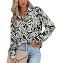 Magritta Women's Shirts Fashion Long Sleeve Tops Button Down Blouses