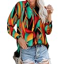 Magritta Women's Shirts Fashion Long Sleeve Tops Button Down Blouses