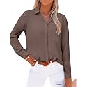 Magritta Women's Shirts Fashion Long Sleeve Tops Button Down Blouses
