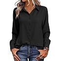 Magritta Women's Shirts Fashion Long Sleeve Tops Button Down Blouses